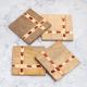 Modern Wooden Coasters for Decoration - Pack of 4